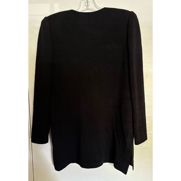 St.John By Marie Gray Made in USA
V-Neck Sweater in Black Size S Petite - Picture 5 of 8